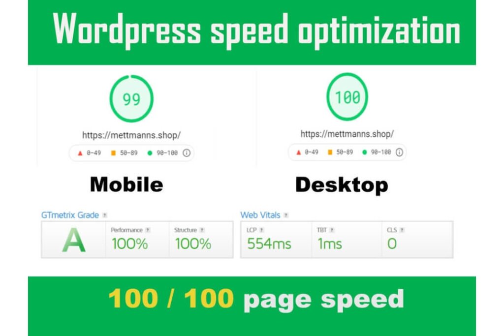 Optimize Website for PageSpeed